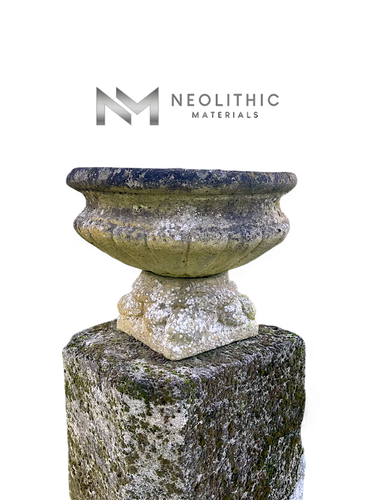 Antique Stone Vase (Pair)